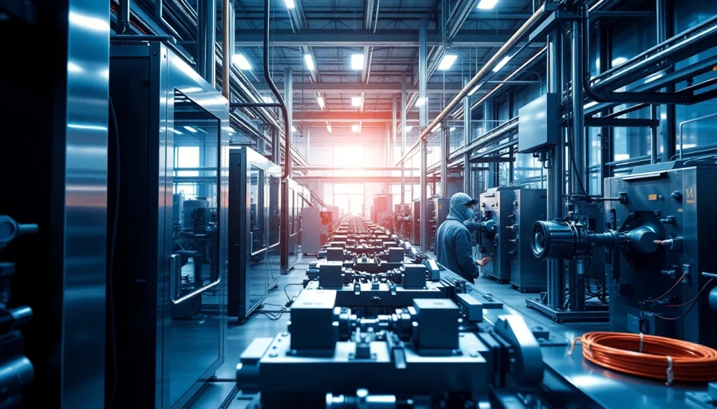 Copper plating Malaysia showcased in a modern diecasting facility highlighting advanced machinery and quality standards.