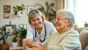 Senior caregivers Austin TX provide compassionate support in a cozy home setting, ensuring comfort and care.