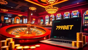 Experience the thrill of gambling at 789BET with vibrant casino visuals and engaging gameplay.