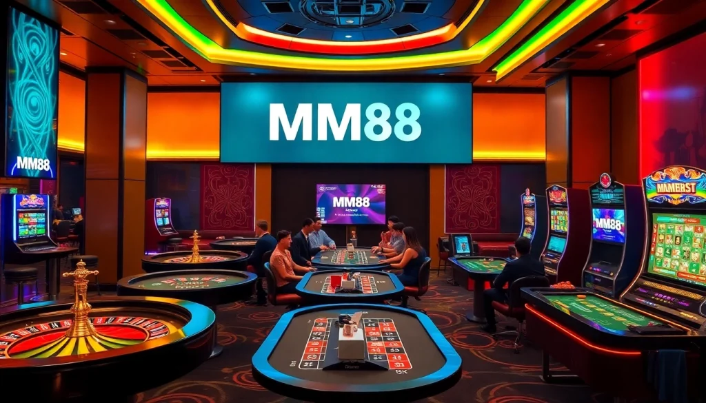 Players enjoying a high-stakes game session at MM88 online casino.