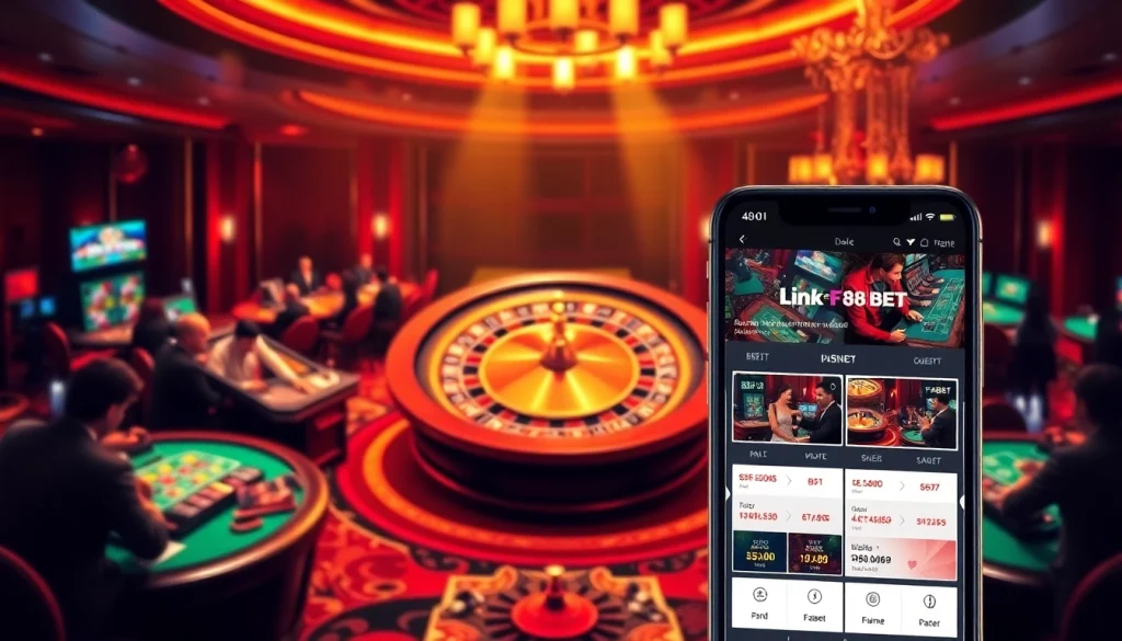 Experience thrilling gameplay at F8BET with our vibrant casino scene featuring the Link F8BET app.