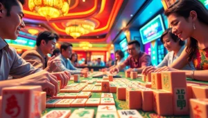 Menyajikan mahjong ways 2 dalam suasana kasino yang bersemangat dan penuh warna