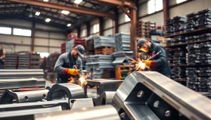 Find experienced steel fabricators near me engaged in custom metal work.