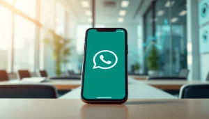 Understanding What is a CRM for WhatsApp through a smartphone showcasing data integration.
