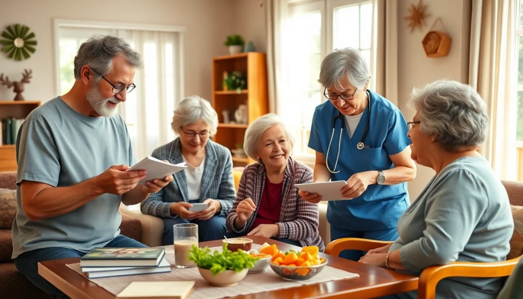 Senior caregivers austin tx demonstrating compassionate support in a cozy home setting.