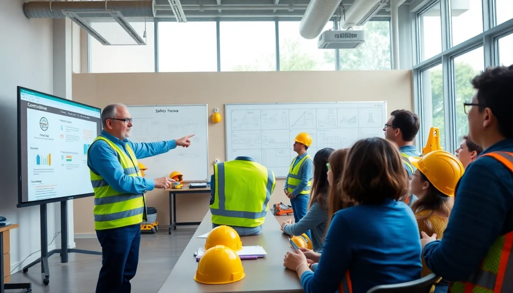 Engaging construction safety training session enhancing workplace safety awareness.