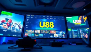 Explore the inviting interface of uu88 com's diverse online gambling platform featuring casino games and sports betting.