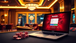 Engage with the doaslot login interface while exploring vibrant casino gaming elements.