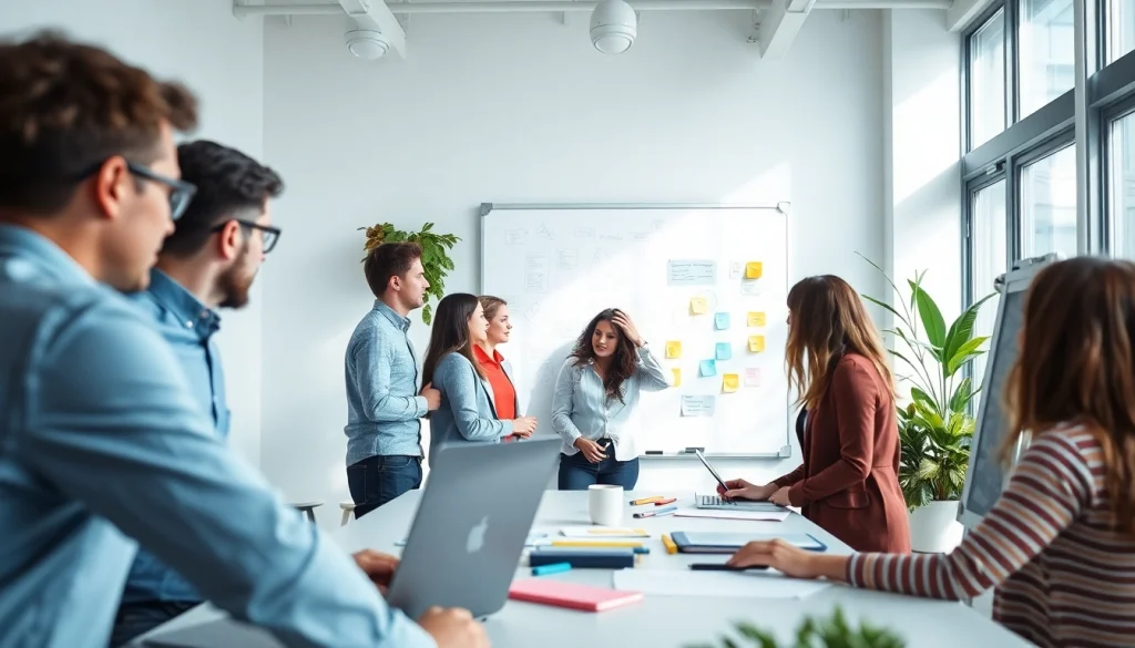 Enhancing web design edmonton through team collaboration in a modern workspace