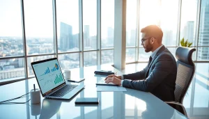 Find competitor customer list through an engaging visual of a business analyst at work.