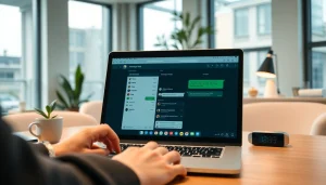 在 WhatsApp Web 上的活跃用户，展示现代数字沟通。