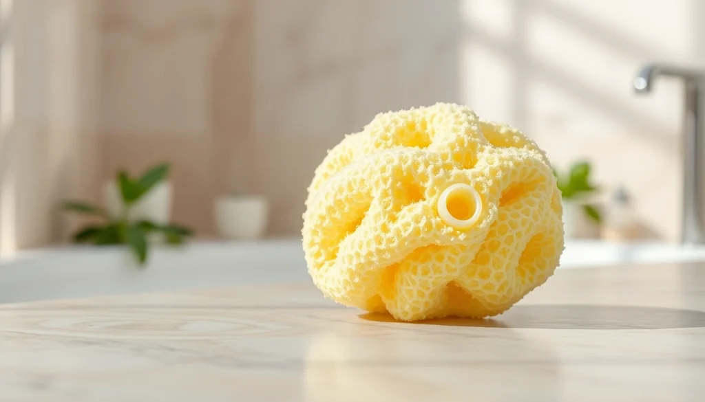 Using the best silicone loofah for gentle exfoliation on smooth skin texture.