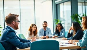 Engaging session with a business coach near me, showcasing active participation and collaboration.