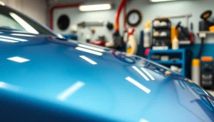 Ceramic coating Chattanooga enhances shine and protection of a luxury car's surface.