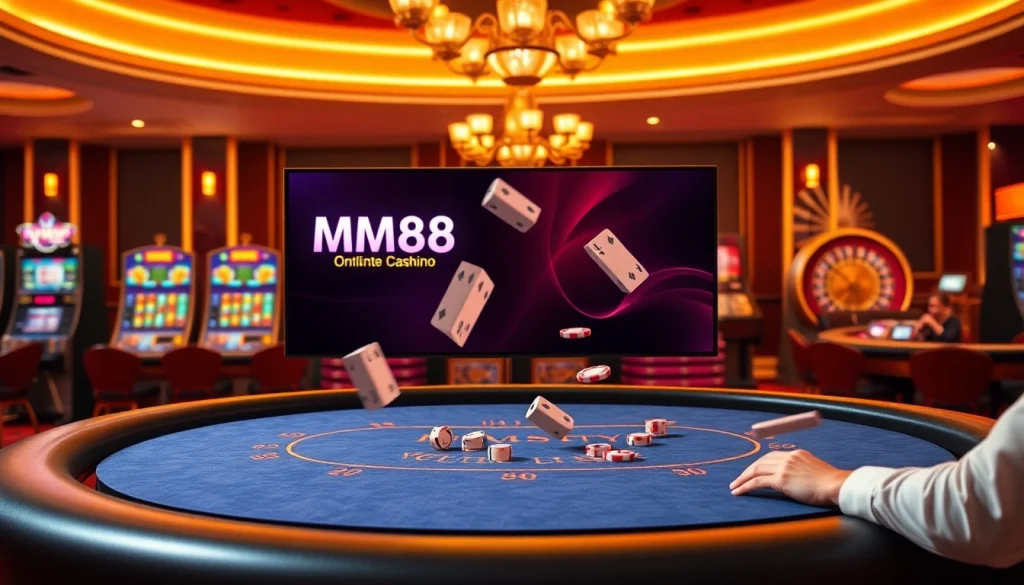 Play at MM88 online casino with exciting games like poker and slots.