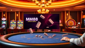 Play at MM88 online casino with exciting games like poker and slots.