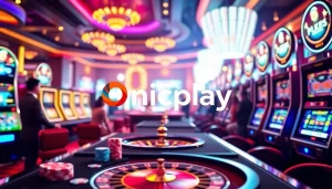 Experience winning spins at Onicplay with vibrant slot machines and casino excitement.