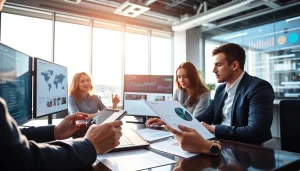 Illustration of how Pretzel uses AI and human experts for data analysis in a collaborative setting.