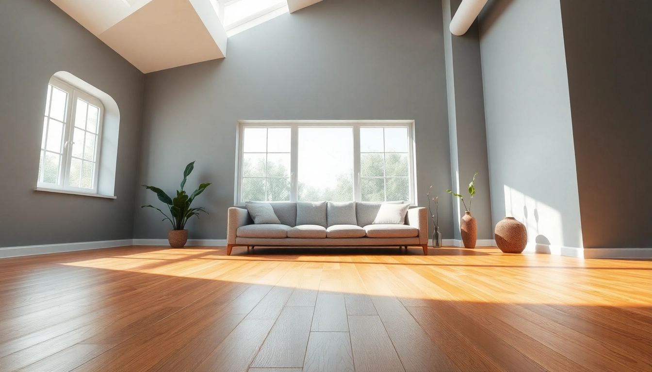 Transform your space with luxurious flooring near me, showcasing smooth textures and modern designs in a sunlit room.