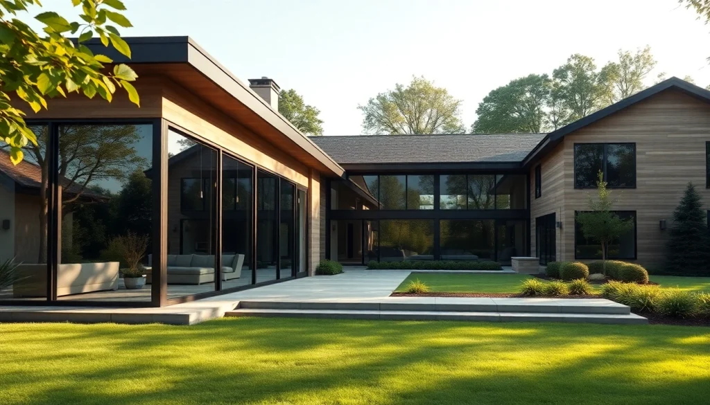 Showcasing a Contemporary Home Expansion with modern architecture and inviting natural light.