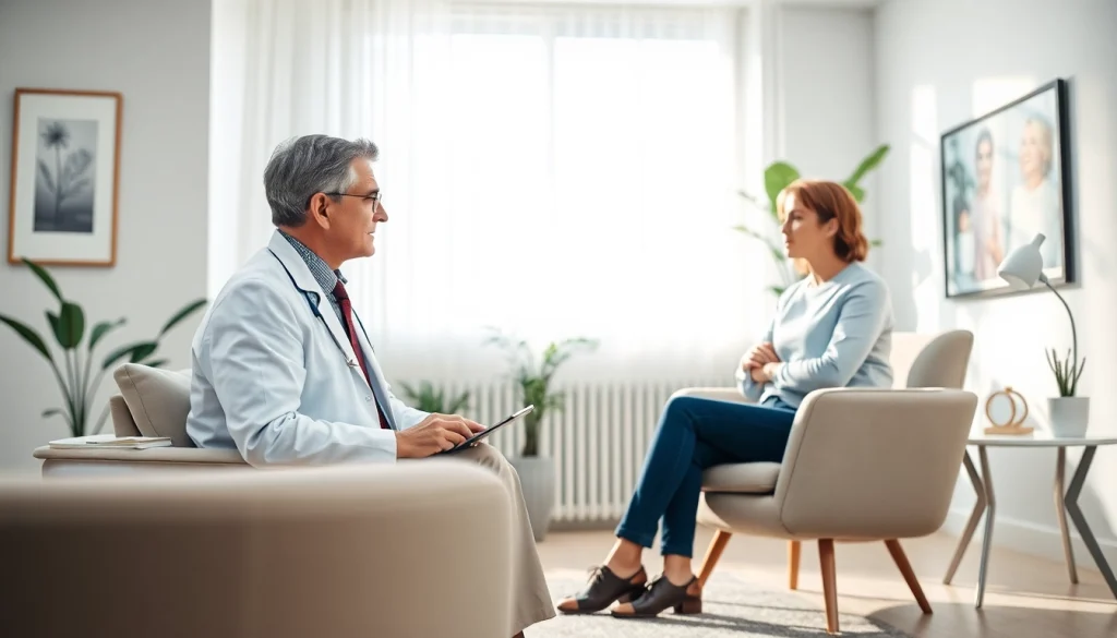 Engaging consultation with top psychiatrist in dubai in a serene clinic setting.