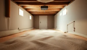Crawl Space Restoration showcasing a clean, well-maintained crawl space environment with proper insulation.