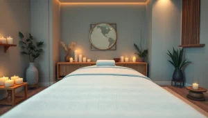 편안한 장식과 아늑한 분위기가 있는 평화로운 마사지 스튜디오에서 최고의 청라마사지 경험을 하세요.