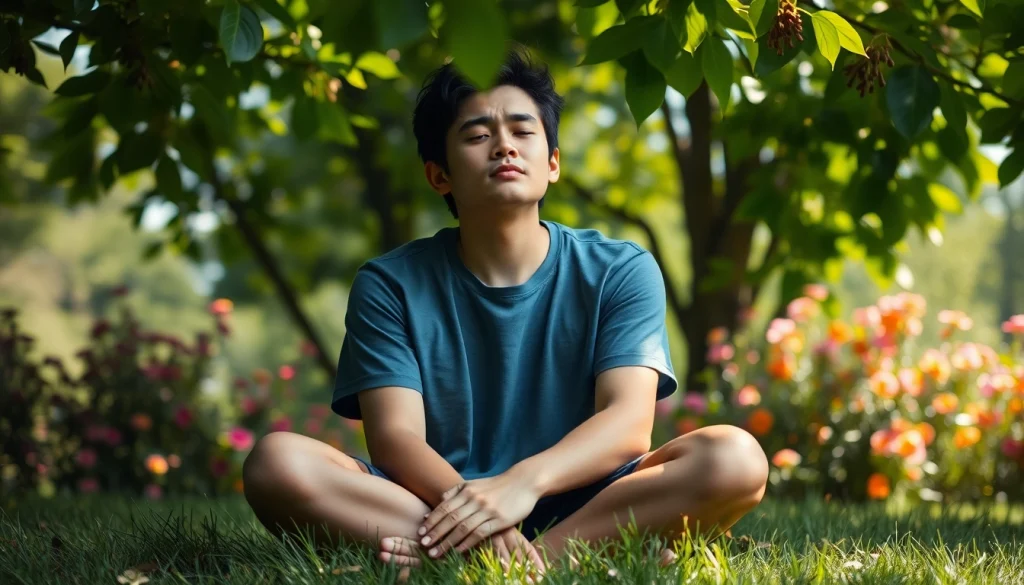Understanding anxiety symptoms in a calming environment during meditation.